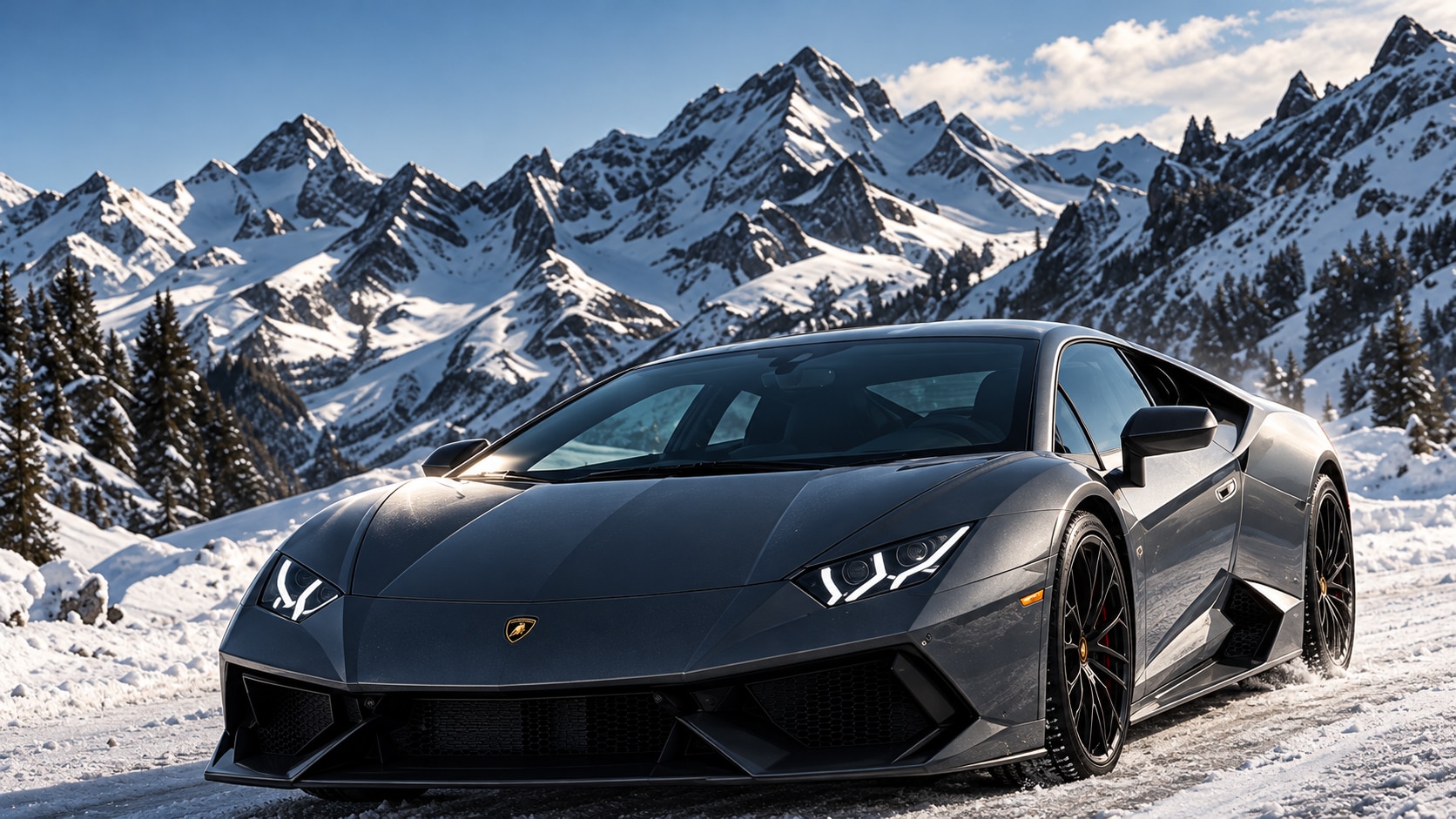Lamborghini Winter Experience · Davos